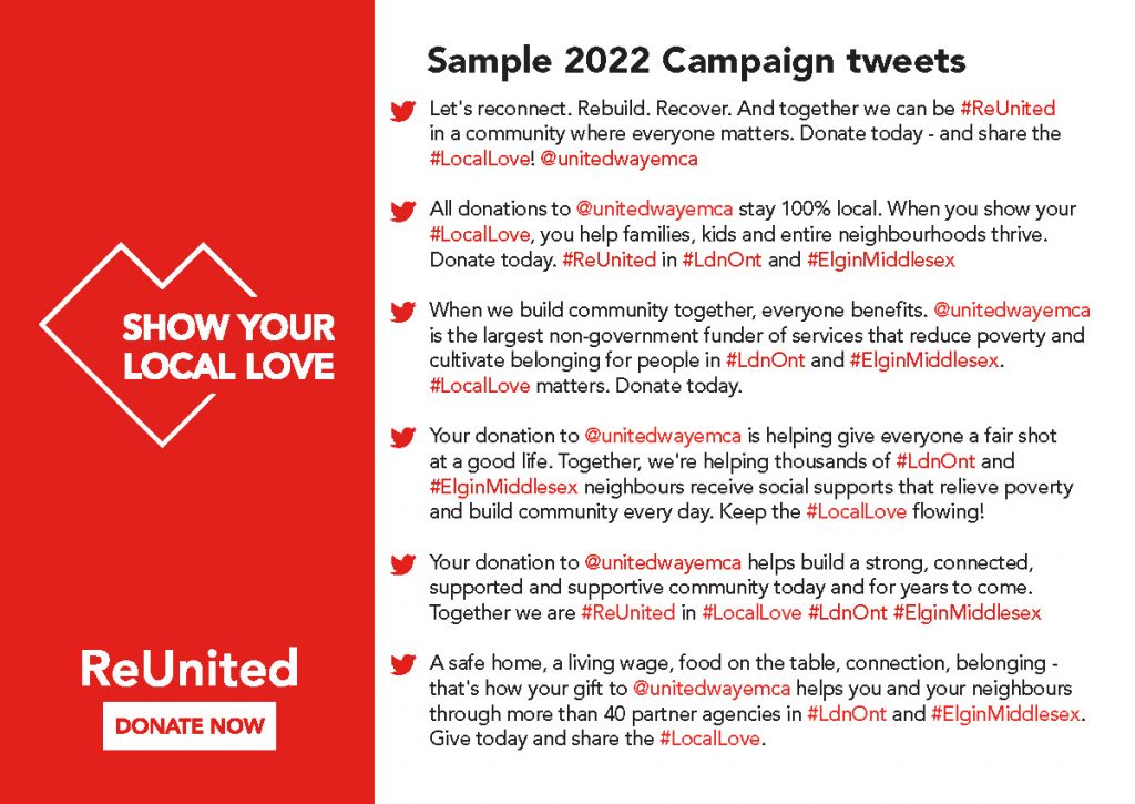 Sample 2022 Campaign tweets