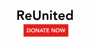 ReUnited. Donate now logo