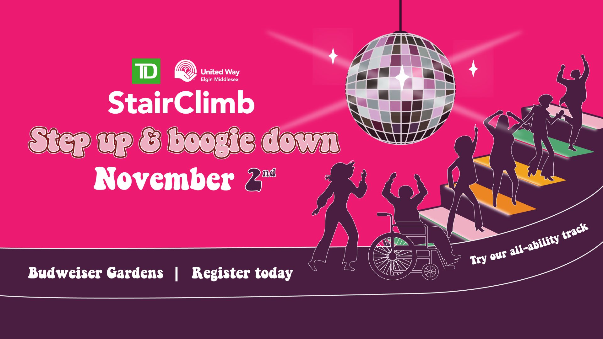 TD StairClimb for United Way, Step up & boogie down!