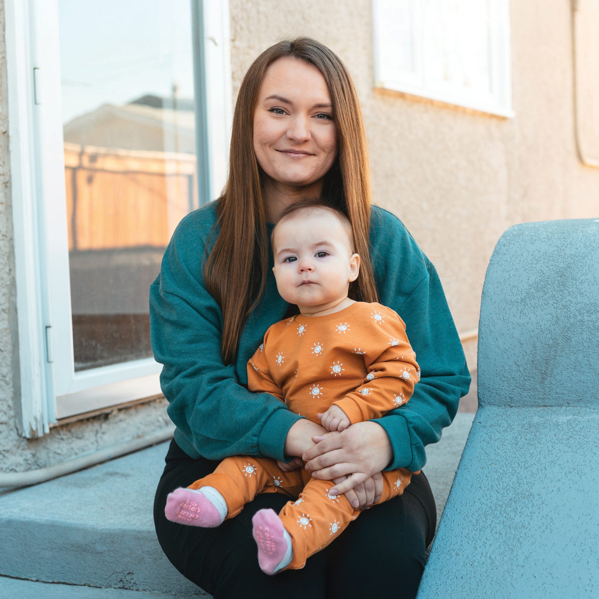 2025 Campaign mom and baby outdoor shot