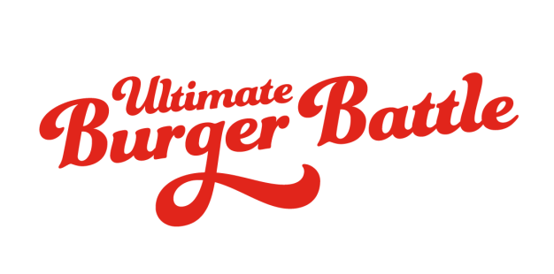 Ultimate Burger Battle white and red logo