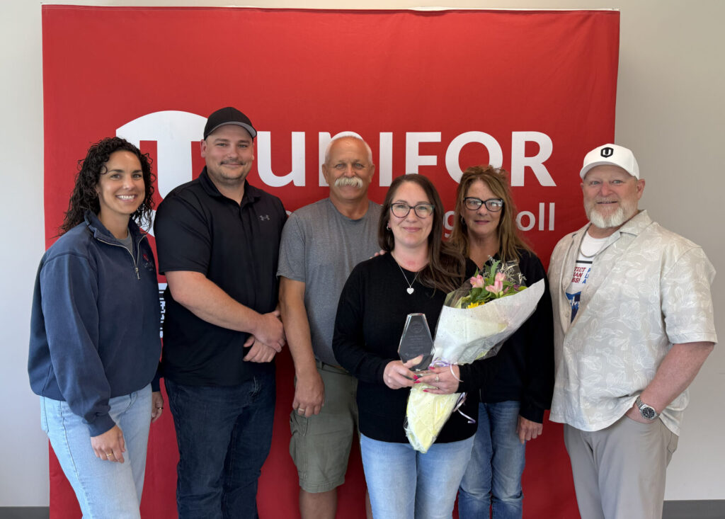 Unifor Local 88 celebrating Alex