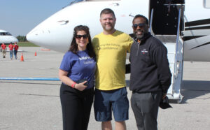 Board members attending Plane Pull 2026