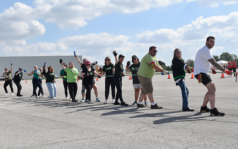 2026 Plane Pull TD team with the largest fundraising